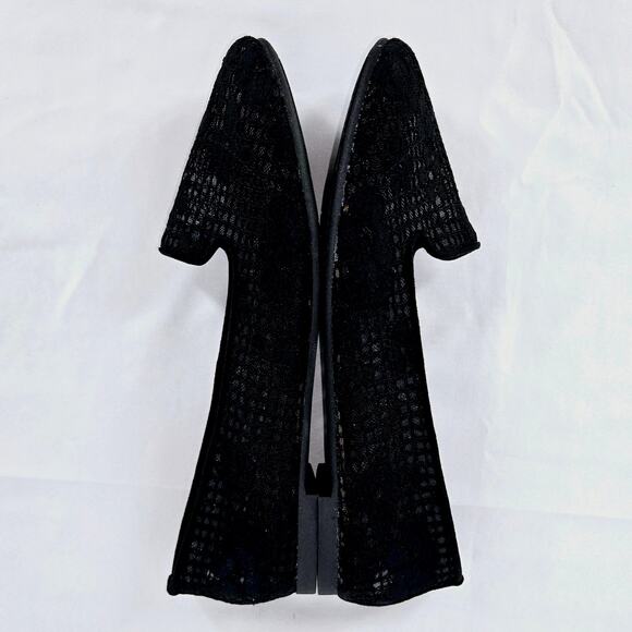 SEYCHELLES WOMEN'S BLACK MEMORY FOAM SEE-THRU MESH UPPER FLATS – SIZE 9W - Picture 11 of 12